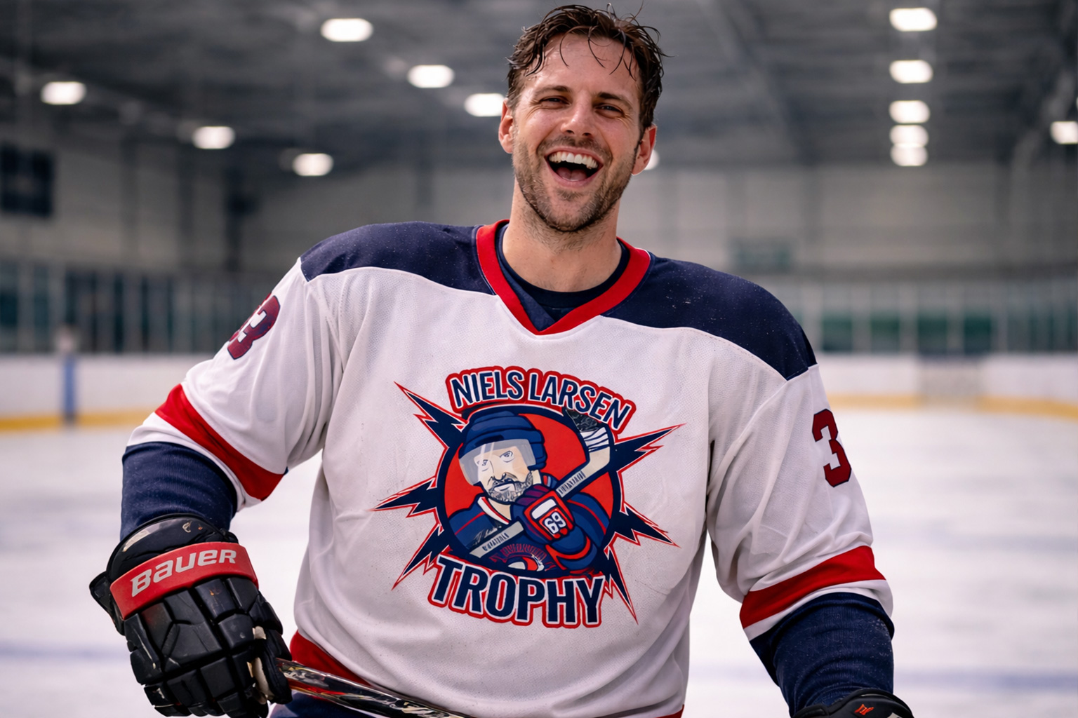 Eishockeyspieler, die an der Niels Larsen Trophy teilnehmen - Frühjahrsausgabe